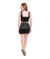BLUSA TOP CROPPED SEM MANGA EM TECIDO ALFAIATARIA PRETO PATI NICKI GLOSS na internet