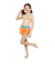 SHORT KIDS LETICIA LARANJA FLUOR SIRI KIDS