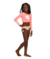 BIQUINI CROPPED ML KIDS MARI APLIC GARDEN SIRI KIDS