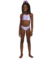 BIQUINI CROPPED TAMIRES FOIL LAVANDA FOIL PRATA SIRI KIDS