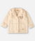 CASACO EM MATERIAL SINTÉTICO INFANTIL PARA MENINA (BEGE) UP BABY - comprar online