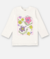BLUSA MANGA LONGA EM MEIA MALHA NATURAL UP BABY