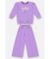 CONJUNTO BLUSÃO E WIDE LEG INFANTIL MENINA (ROXO) UP BABY - comprar online