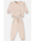 CONJUNTO BLUSAO E CALCA EM MOLETOM BEGE - comprar online