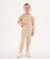 CONJUNTO CASACO E CALÇA EM MOLETOM INFANTIL MENINO (BEGE) UP BABY