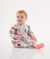 MACACAO (PIJAMA) MANGA LONGA MALHA SOFT ROSA JARDIM UP BABY