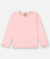 BLUSA MANGA LONGA EM COTTON (ROSA) UP BABY