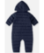 MACACAO EM PUFFA E MEIA MALHA AZUL ESCURO UP BABY -  Lelidi Baby Kids | Moda Infantil Confortável e Estilosa