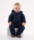 MACACAO EM PUFFA E MEIA MALHA AZUL ESCURO UP BABY