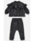 CONJUNTO JAQUETA E CALCA EM MALHA JACQUARD PRETO PATI NICKI UP BABY - comprar online