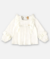 BLUSA MANGA LONGA EM TRICOLINE NATURAL UP BABY