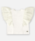 BLUSA MANGA CURTA EM MALHA E LAISE NATURAL UP BABY