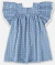 VESTIDO MANGA CURTA EM LAISE E MALHA AZUL ASHES UP BABY na internet