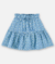 CONJUNTO BLUSA MALHA E SAIA EM LAISE E SHORT MALHA NATURAL UP BABY -  Lelidi Baby Kids | Moda Infantil Confortável e Estilosa
