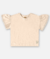 CONJUNTO BLUSA EM MALHA E CALCA EM RIBANA BEGE UP BABY -  Lelidi Baby Kids | Moda Infantil Confortável e Estilosa
