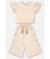 CONJUNTO BLUSA EM MALHA E CALCA EM RIBANA BEGE UP BABY - comprar online