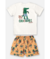 CONJUNTO CAMISETA MALHA COQUEIRO E SHORT MICROFIBRA NATURAL UP BABY -  Lelidi Baby Kids | Moda Infantil Confortável e Estilosa