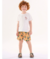 CONJUNTO CAMISETA MALHA COQUEIRO E SHORT MICROFIBRA NATURAL UP BABY