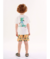 CONJUNTO CAMISETA MALHA COQUEIRO E SHORT MICROFIBRA NATURAL UP BABY - comprar online