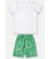 CONJUNTO CAMISETA E BERMUDA EM MOLETOM BRANCO ESPECIAL UP BABY na internet