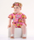 MACAQUINHO SAFARI COM FAIXA EM MALHA PINK UP BABY