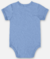 BODY MANGA CURTA EM SUEDINE AZUL GLACIAL UP BABY - comprar online