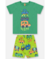PIJAMA CAMISETA E BERMUDA EM SUEDINE CARRO VERDE UP BABY - comprar online