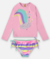 BIQUINI EM MALHA UV ARCO IRIS ROSA PRISMA UP BABY - comprar online