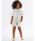 CONJUNTO BLUSA MALHA E SHORT TECIDO UP BABY