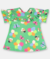 VESTIDO EM MALHA VERDE FLORAL UP BABY - comprar online