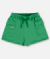 CONJUNTO BLUSA BEGE MALHA DOGS E SHORT MOLETOM VERDE UP BABY - loja online