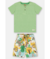 CONJUNTO CAMISETA MALHA E BERMUDA EM MOLETOM SELVA VERDE NILO UP BABY - comprar online