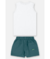 CONJ REGATA BRANCA JACARÉ E SHORT MICROFIBRA UP BABY - comprar online
