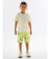 CONJUNTO CAMISETA MALHA FLAME E BERMUDA EM MOLETOM VERDE CITRICO UP BABY