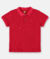 CAMISA POLO MANGA CURTA EM PIQUET VERMELHO UP BABY - comprar online