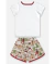 PIJAMA BLUSA E SHORT EM SUEDINE NATAL BRANCO ESPECIAL UP BABY na internet
