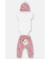 KIT BODY MANGA CURTA, CALCA E TOUCA EM SUEDINE NATAL BRANCO ESPECIAL UP BABY -  Lelidi Baby Kids | Moda Infantil Confortável e Estilosa