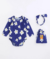 KIT BODY E FAIXA BEBE MALHA FLOR LINDINHA FABULA
