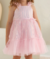 VESTIDO PAÊTE E TULE ROSA PETIT CHERIE - comprar online