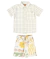 CONJUNTO CAMISA E BERMUDA EM VISCOLINHO DIGITAL TRES E JA na internet