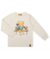 CAMISETA MANGA LONGA BEGE SILK URSO DAME MINI