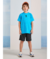 CONJUNTO T-SHIRT E BERMUDA SPORTS AZUL SKY YOUCCIE