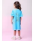 VESTIDO PEQUENA SEREIA AZUL MOMI - comprar online