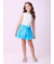 CONJUNTO REGATA COM STRASS E SHORTS OFF WHITE MOMI