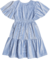 VESTIDO PLUSH COM PLAQUINHA AZUL DENIM MOMI - comprar online