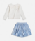 CONJUNTO ML BLUSA E SAIA PEROLA MOMI - comprar online