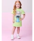 VESTIDO STITCH E ANGEL VERDE SOFT LIME MOMI