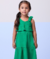 VESTIDO BABADO COM STRASS VERDE PURO MOMI na internet