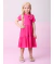 VESTIDO LACO COM STRASS PINK GLAM MOMI