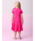 VESTIDO LACO COM STRASS PINK GLAM MOMI - comprar online